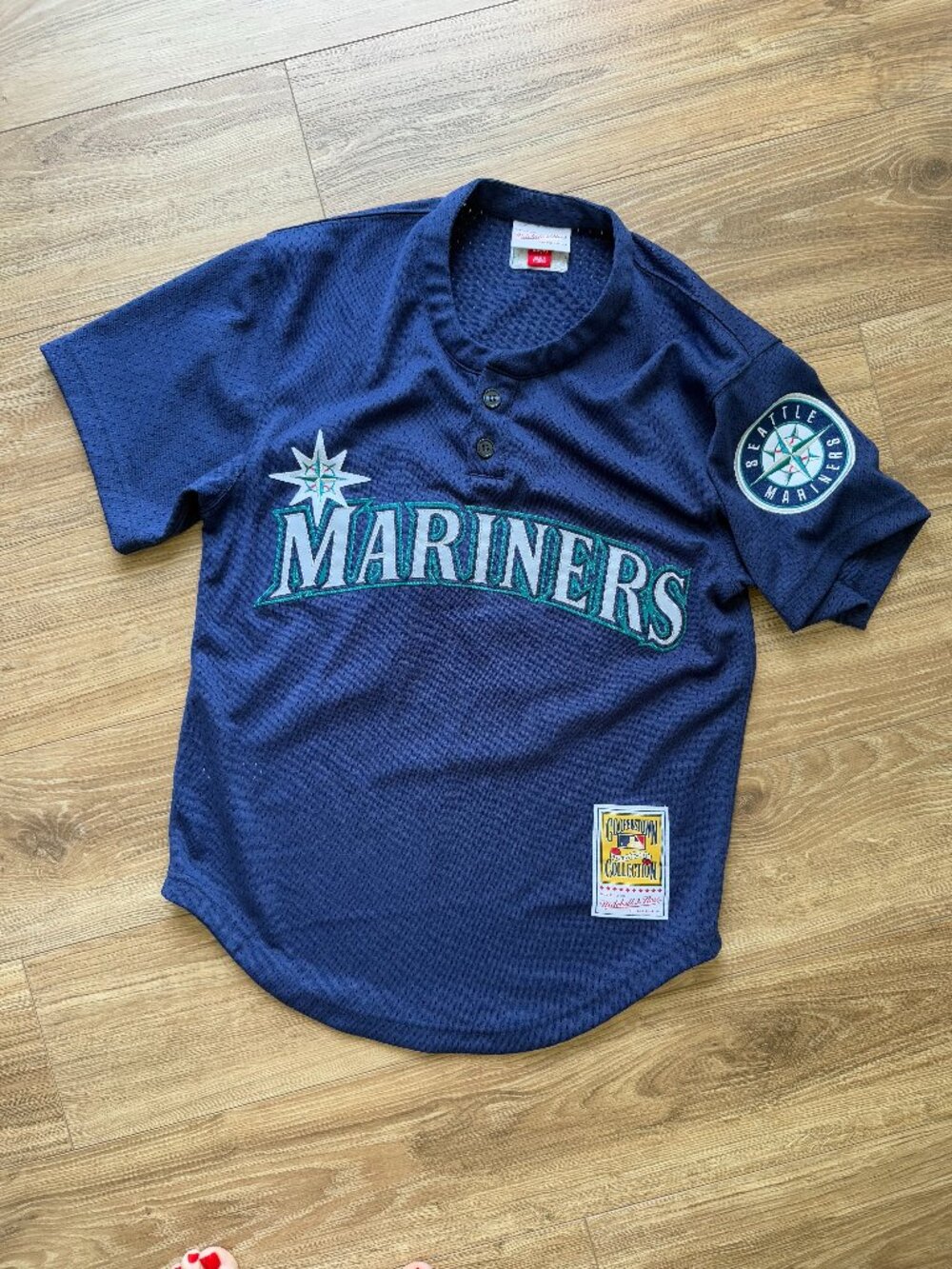 Mariners Mitchell & Ness Mesh Batting Practice Jersey - #51 Ichiro